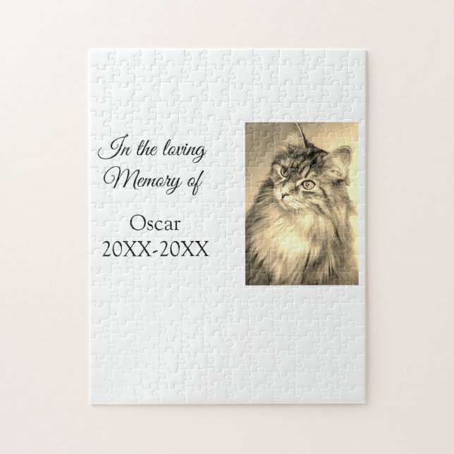 Liebesgeweih-Beerdigung hinzufügen Haustiernamensf Puzzle (Vertikal)