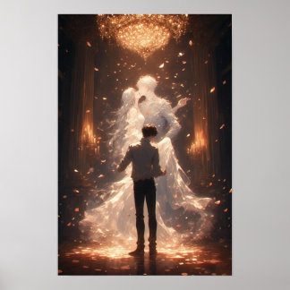 Liebesglut im Kerzenlicht Poster