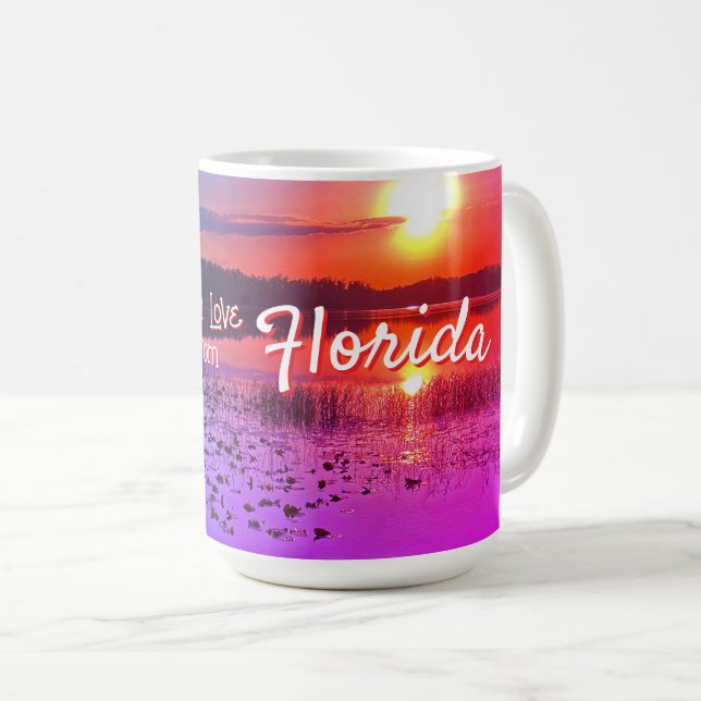 "Liebesgrüße aus" Tasse (VorderseiteRechts)