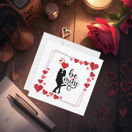 Liebesgrüße Personalisierte Flachkarte Karte