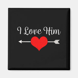 Liebesherz passendes Paar Valentinstag Hochzeit Magnet