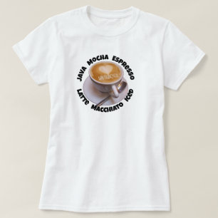 Liebesherz San Francisco Cappuccino-Kaffeetasse T-Shirt
