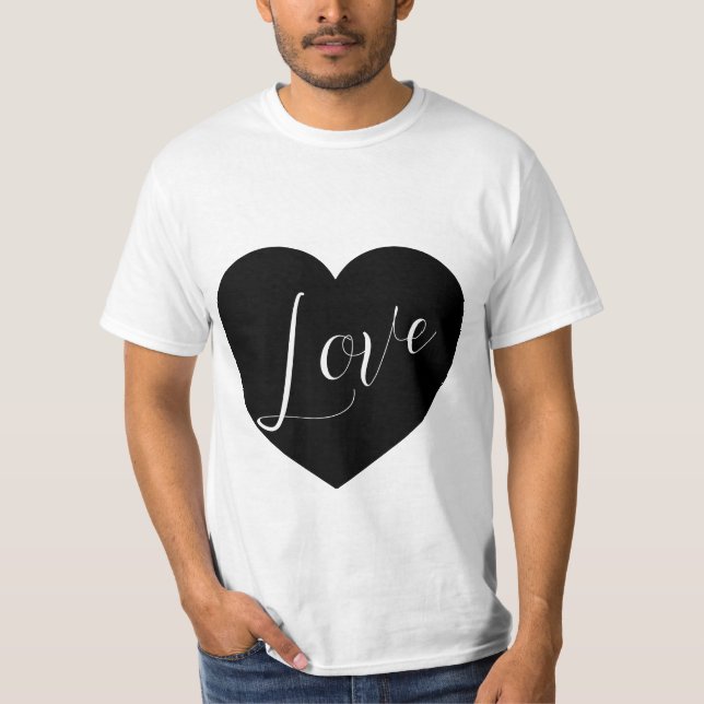 Liebesherz-T-Shirt T-Shirt (Vorderseite)