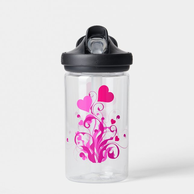Liebesherzen Baum-25053 Trinkflasche (Vorne)