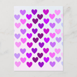 Liebesherzen Valentinstag romantisch monochrom Feiertagspostkarte
