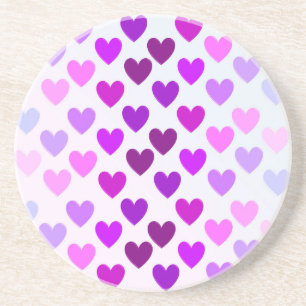 Liebesherzen Valentinstag romantisch monochrom Sandstein Untersetzer