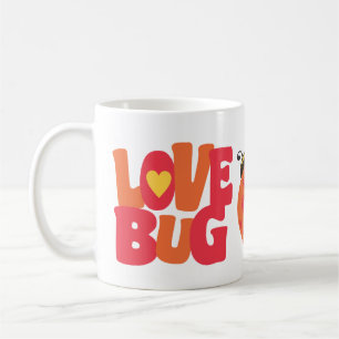 Liebeskäfer Orange & Pink Ladybug Liebesherz Tasse