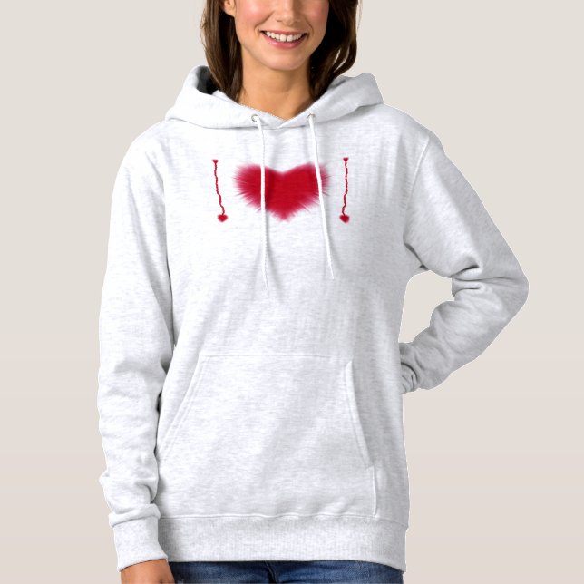 Liebesketten Hoodie (Vorderseite)