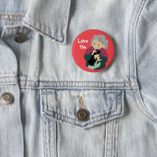 Liebesknopf Button (Beispiel)