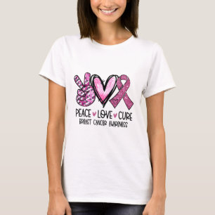 Liebeskur Rosa Band Krebs Brustbewusstsein T-Shirt