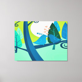 Liebeslied Leinwanddruck