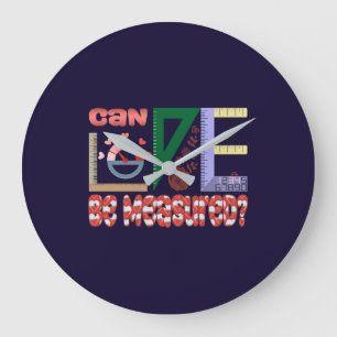 Liebesmaße Große Wanduhr