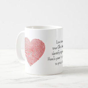 Liebesmerkmal der wahren Christen Kaffeetasse