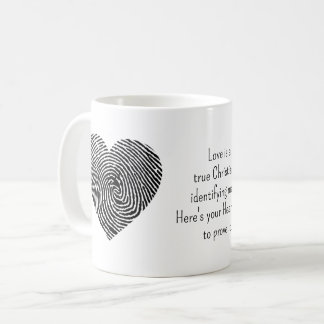 Liebesmerkmal der wahren Christen Kaffeetasse