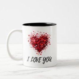 LIEBESMUG ZWEIFARBIGE TASSE