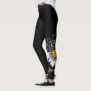 Liebesmusik Gänseblümchen Leggings