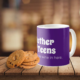 Liebesmutter von Teens Bright Lila Coffee Tasse
