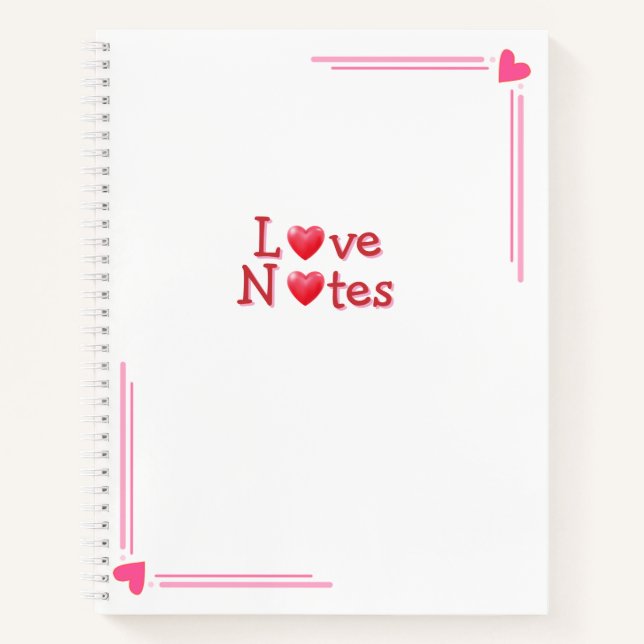 Liebesnotizen  notizbuch (Vorderseite)