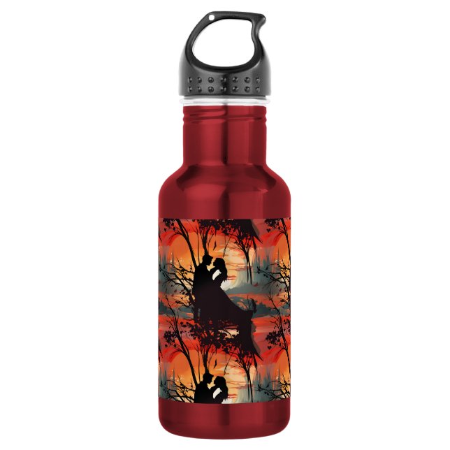 Liebespaar  edelstahlflasche (Vorderseite)