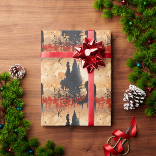 Liebespaar Geschenkpapier