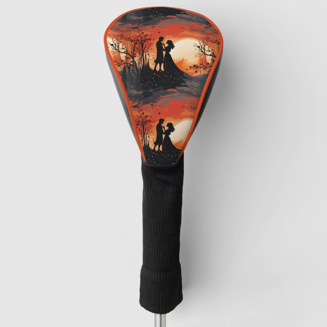 Liebespaar Golf Headcover (Vorderseite)
