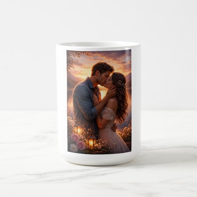 Liebespaar Kaffeetasse (Mittel)