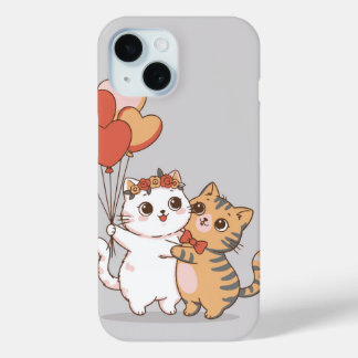 Liebespaar-Kätzchen umarmen sich Case-Mate iPhone Hülle