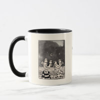 Liebespaar Tintenmalerei Anpassbarer Becher