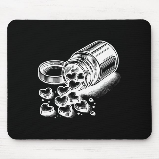 Liebespillen Liebe Valentinstag Geschenke Ehefrau  Mousepad (Vorne)