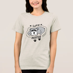 Liebesrettung - Licht (Frauen) Tri-Blend Shirt