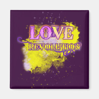 Liebesrevolution Kühlschrankmagnet Magnet