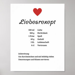 Liebesrezept Poster