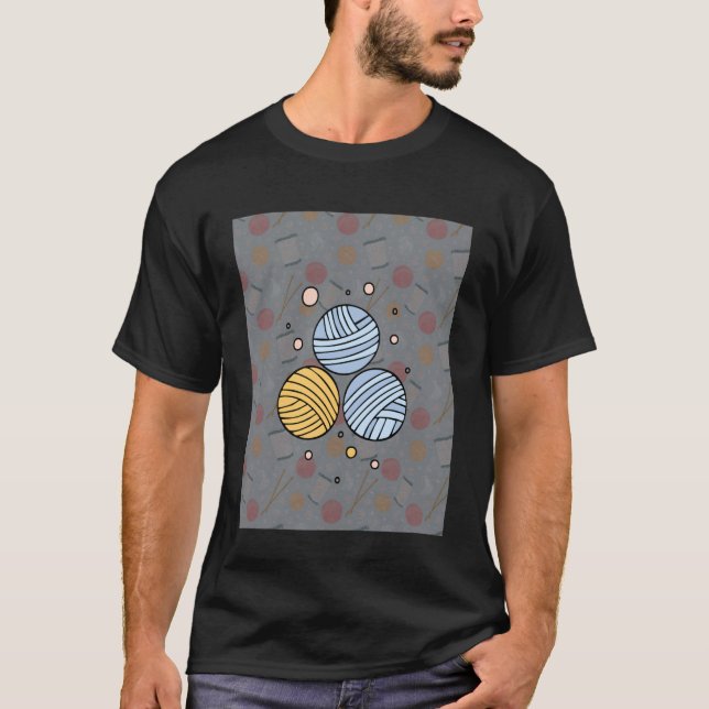 [Liebesstrick-Serie] mit Garn T-Shirt (Vorderseite)