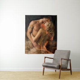 Liebestreffen Wandteppich