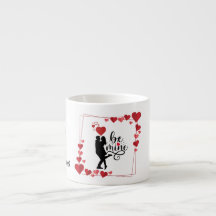 Liebesvibes Personalisierter Espresso-Becher