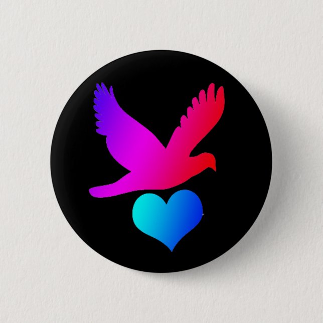 Liebesvogel 2 button (Vorderseite)