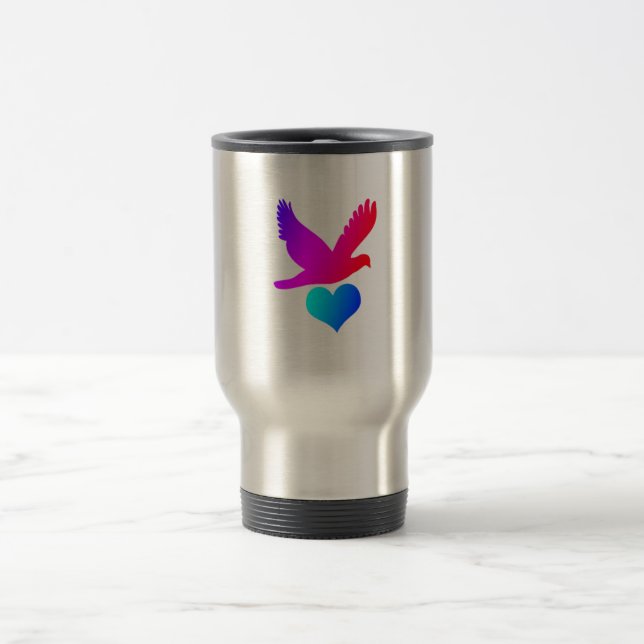 Liebesvogel 2 reisebecher (Mittel)