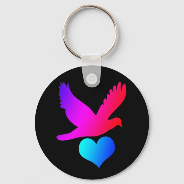 Liebesvogel 2 schlüsselanhänger (Vorderseite)