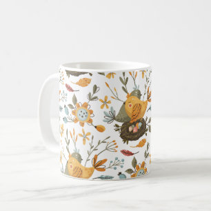 Liebesvögel Bohemisches Muster Kaffeetasse