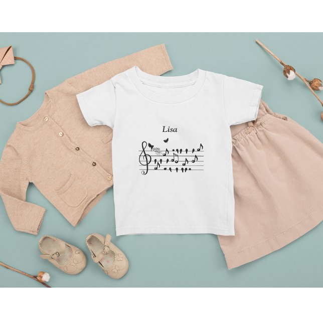 Liebesvögel, die eine Erweiterung der Familie erwa Baby T-shirt (Von Creator hochgeladen)