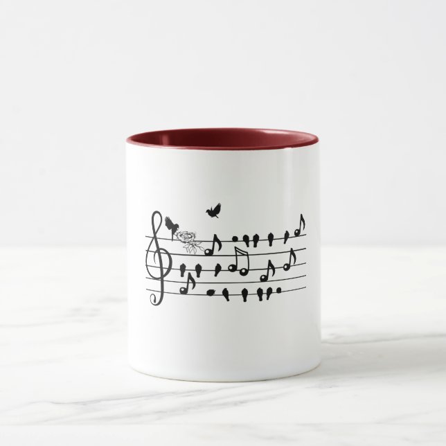 Liebesvögel, die eine Erweiterung der Familie erwa Tasse (Zentrum)