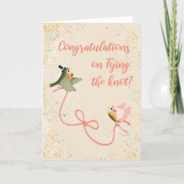 Liebesvögel Glückwunsch Hochzeitskarte Karte