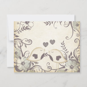 Liebesvögel Hochzeit (leer)