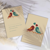 Liebesvögel Hochzeit