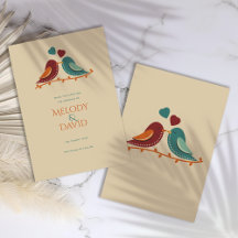 Liebesvögel Hochzeit