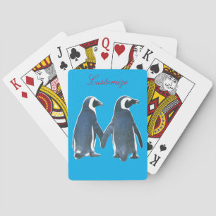 Liebesvögel Penguin Couple Thunder_Cove Spielkarten