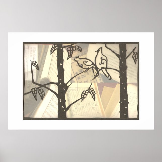 Liebesvögel Poster (Vorne)