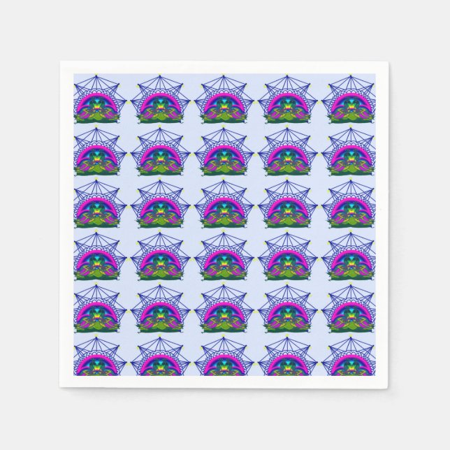 Liebesvögel Serviette (Vorderseite)