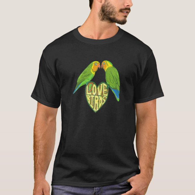Liebesvögel T-Shirt (Vorderseite)