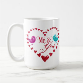 Liebesvögel Valentins maßgeschneidertes Geschenk f Kaffeetasse